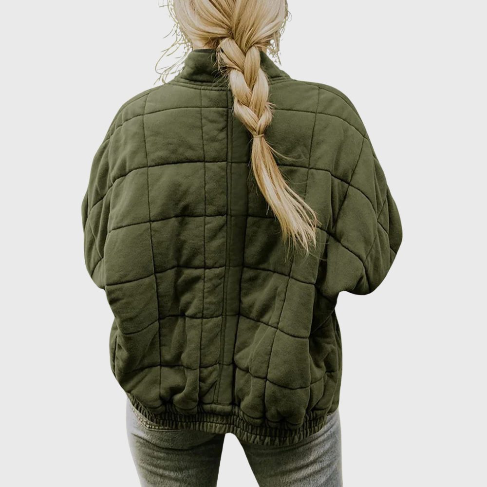 Nina | Oversized gewatteerd bomberjack voor dames
