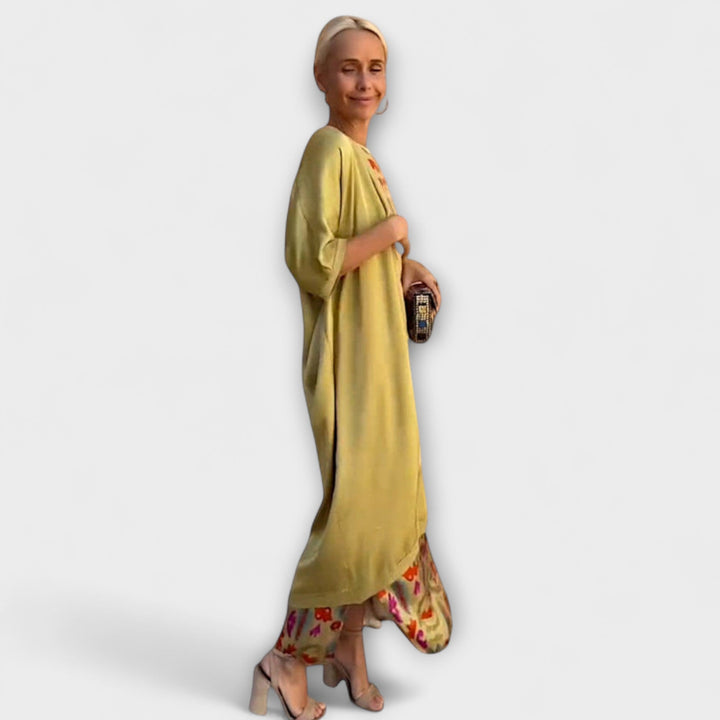 Elveria – Maxijurk met bijpassende cardigan