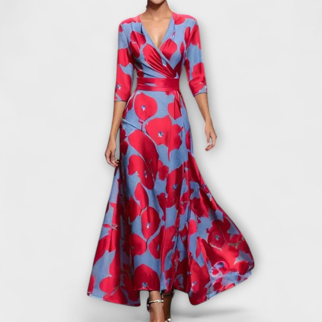 Alma - Elegant Mouw Ontwerp Damesjurk
