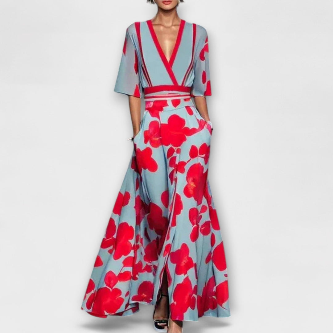 Alma - Elegant Mouw Ontwerp Damesjurk