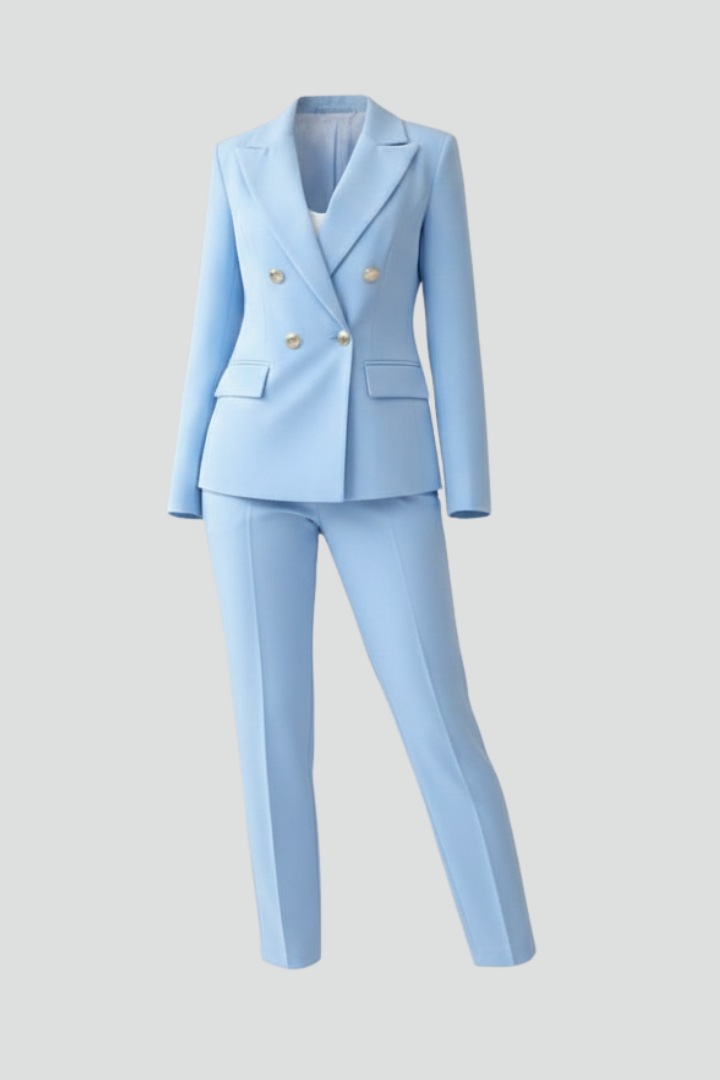 Scarlett | Double-breasted broekpak met blazer voor dames