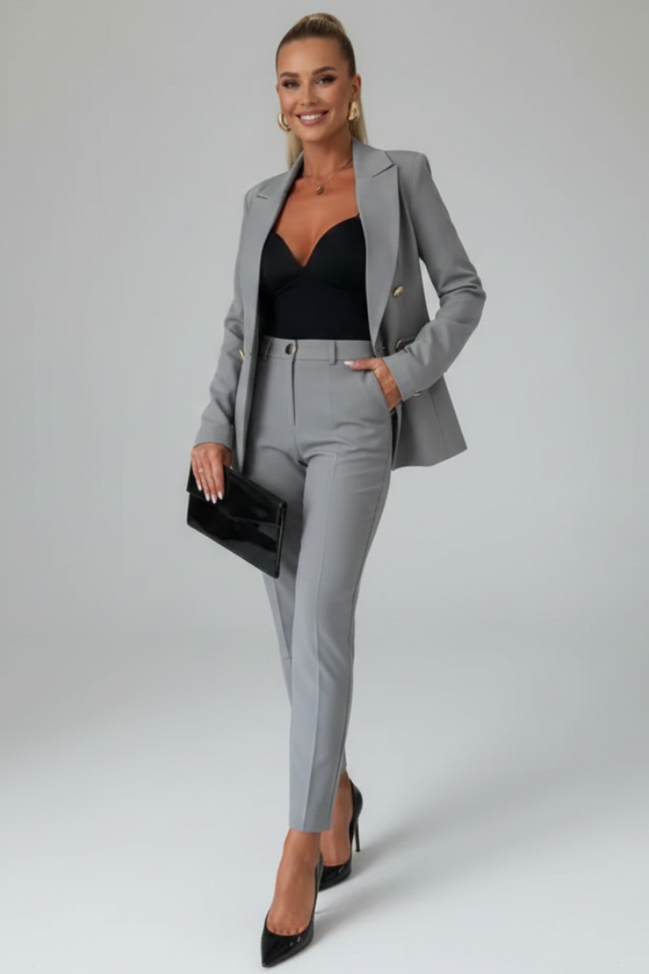 Scarlett | Double-breasted broekpak met blazer voor dames