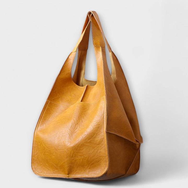 Urania | Oversized leren weekendtas voor dames