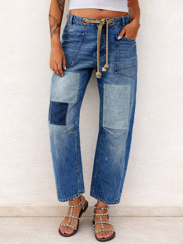 Margarida - Patchwork Katoenen Jeans