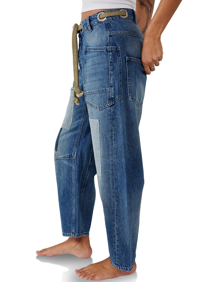Margarida - Patchwork Katoenen Jeans