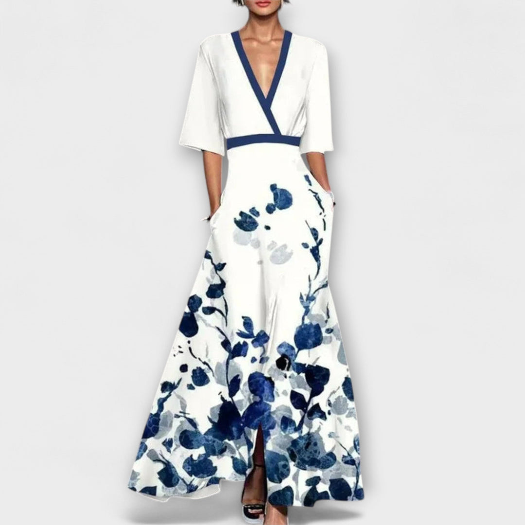 Alma - Elegant Mouw Ontwerp Damesjurk