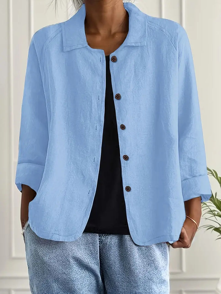 Zara | Oversized blazer met knoopsluiting en brede kraag voor dames