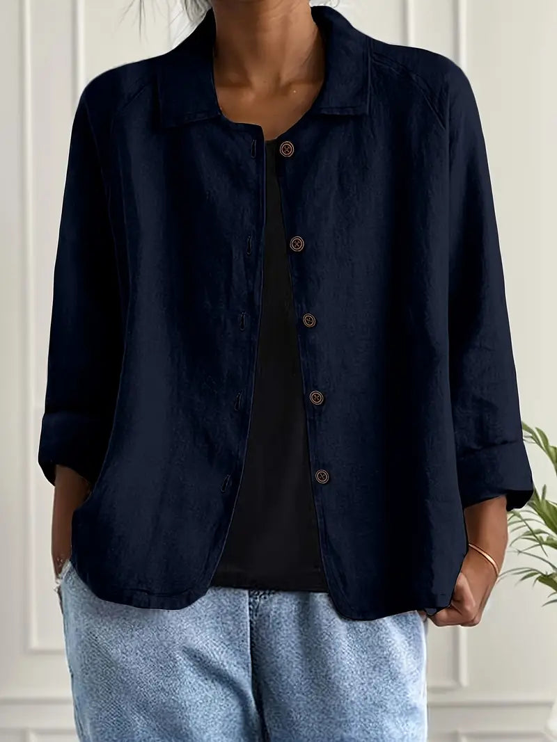 Zara | Oversized blazer met knoopsluiting en brede kraag voor dames