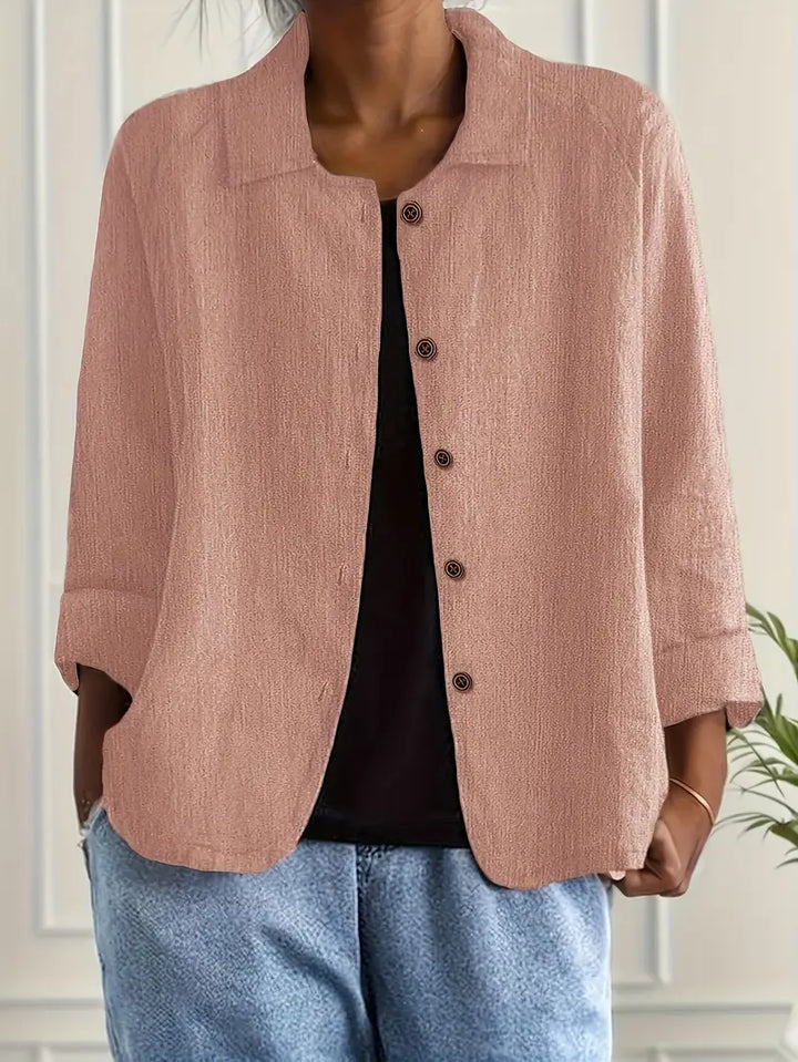 Zara | Oversized blazer met knoopsluiting en brede kraag voor dames