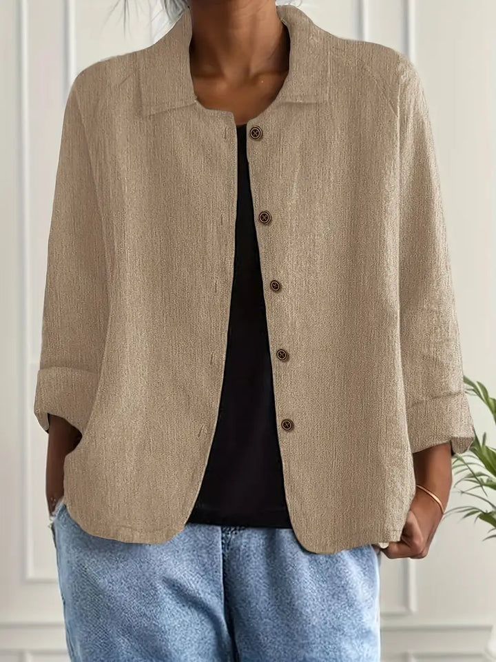 Zara | Oversized blazer met knoopsluiting en brede kraag voor dames