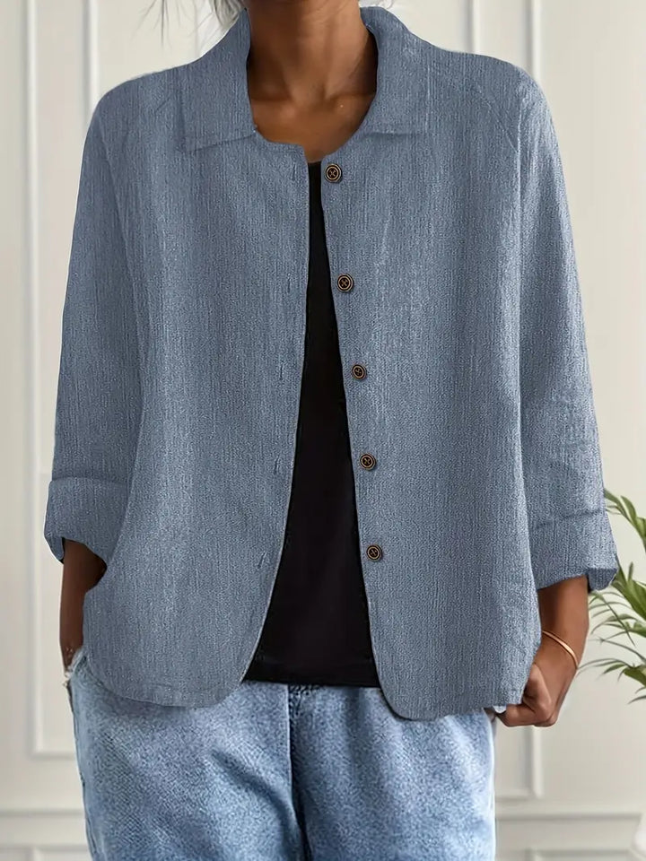 Zara | Oversized blazer met knoopsluiting en brede kraag voor dames