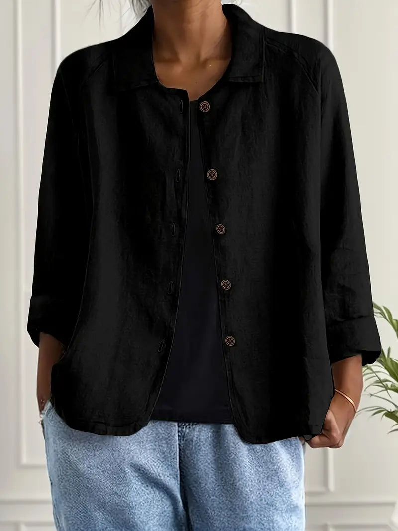 Zara | Oversized blazer met knoopsluiting en brede kraag voor dames
