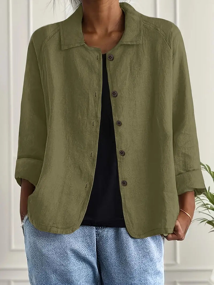 Zara | Oversized blazer met knoopsluiting en brede kraag voor dames
