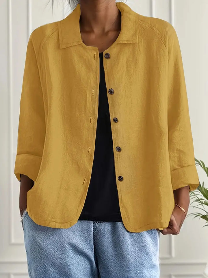 Zara | Oversized blazer met knoopsluiting en brede kraag voor dames